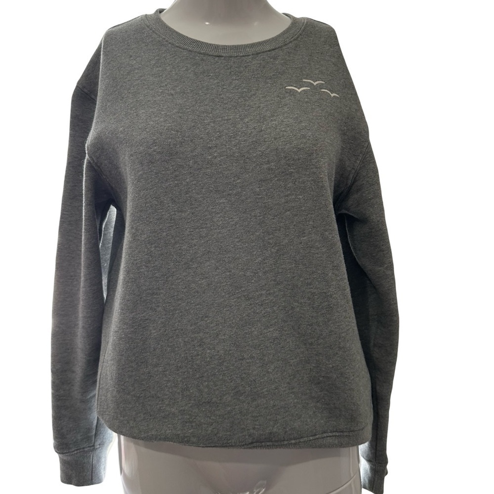 Lazy pants Gray Crew Neck Sweater - Picture 3 of 5